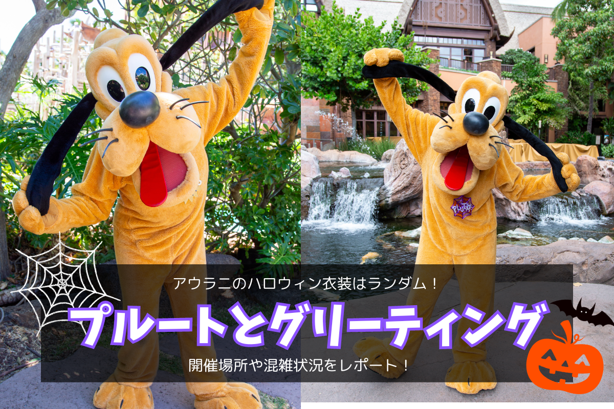 ハワイ2023】アウラニのハロウィン衣装はランダム！プルートと 